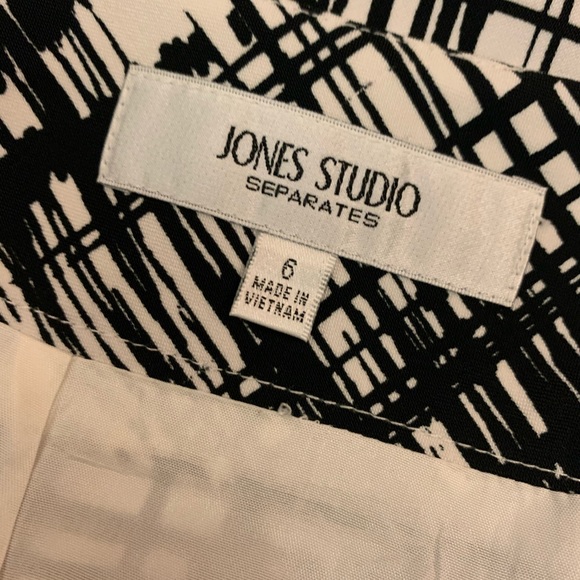 Jones Studio Separates size 6 black white skirt - Picture 7 of 7